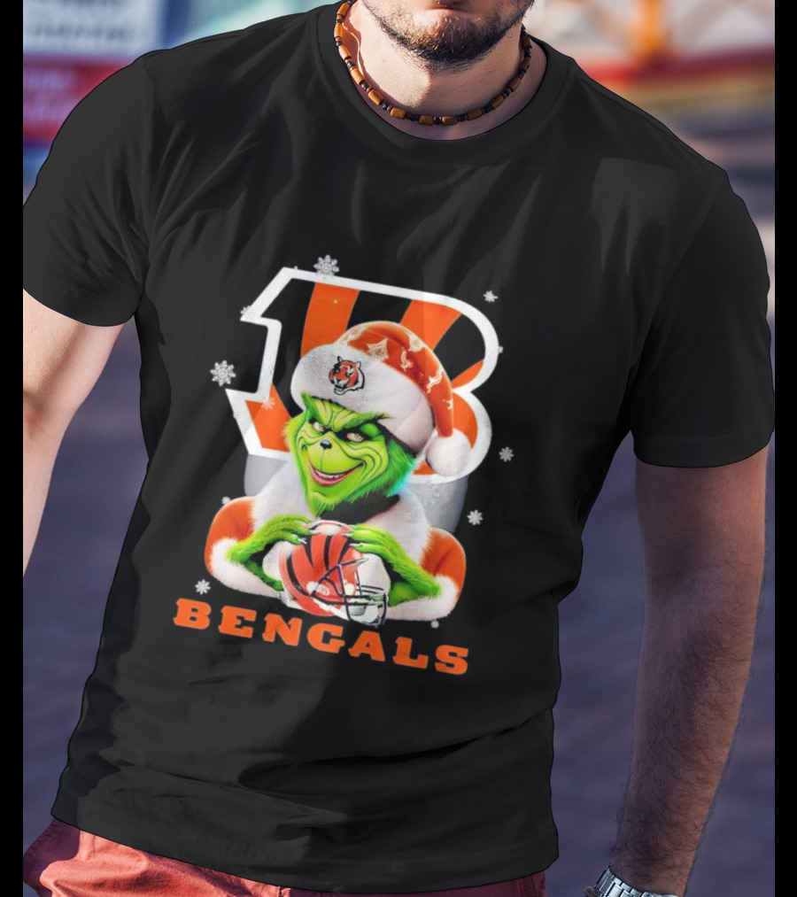 Grinch Cincinnati Bengals Christmas T-Shirt
