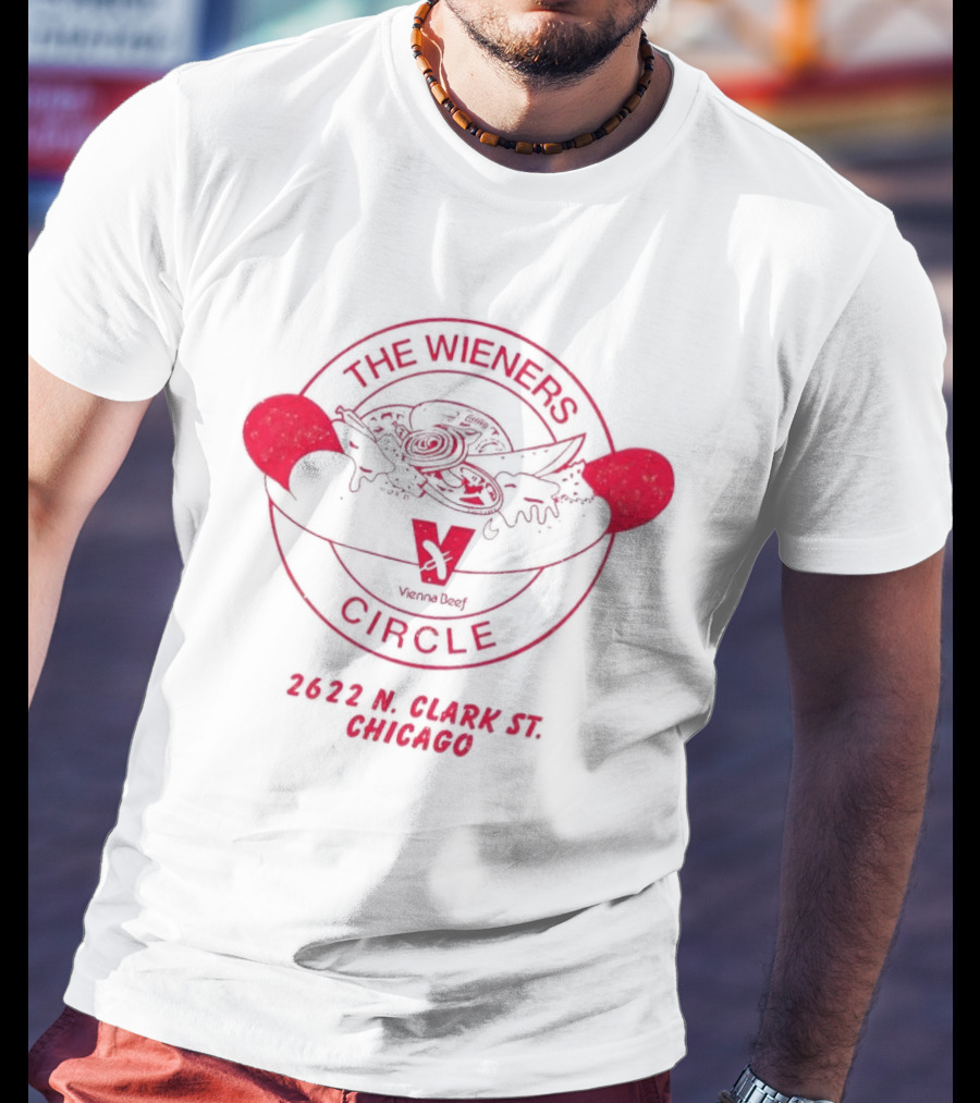 The Wieners Circle 2622 N Clark St Chicago Jason Kelce Vienna Beef T-Shirt
