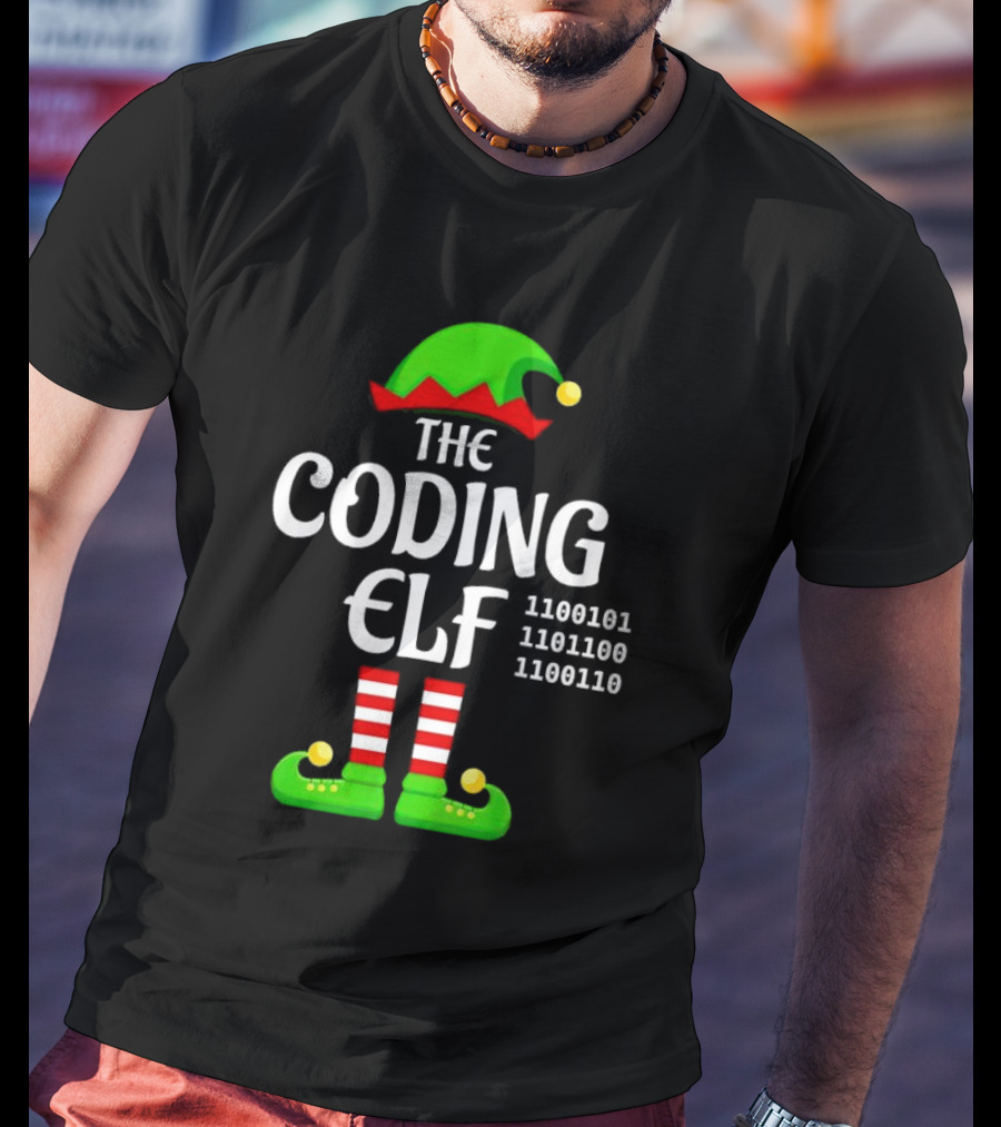The Coding ELF 1100101 1101100 1101110 T-Shirt