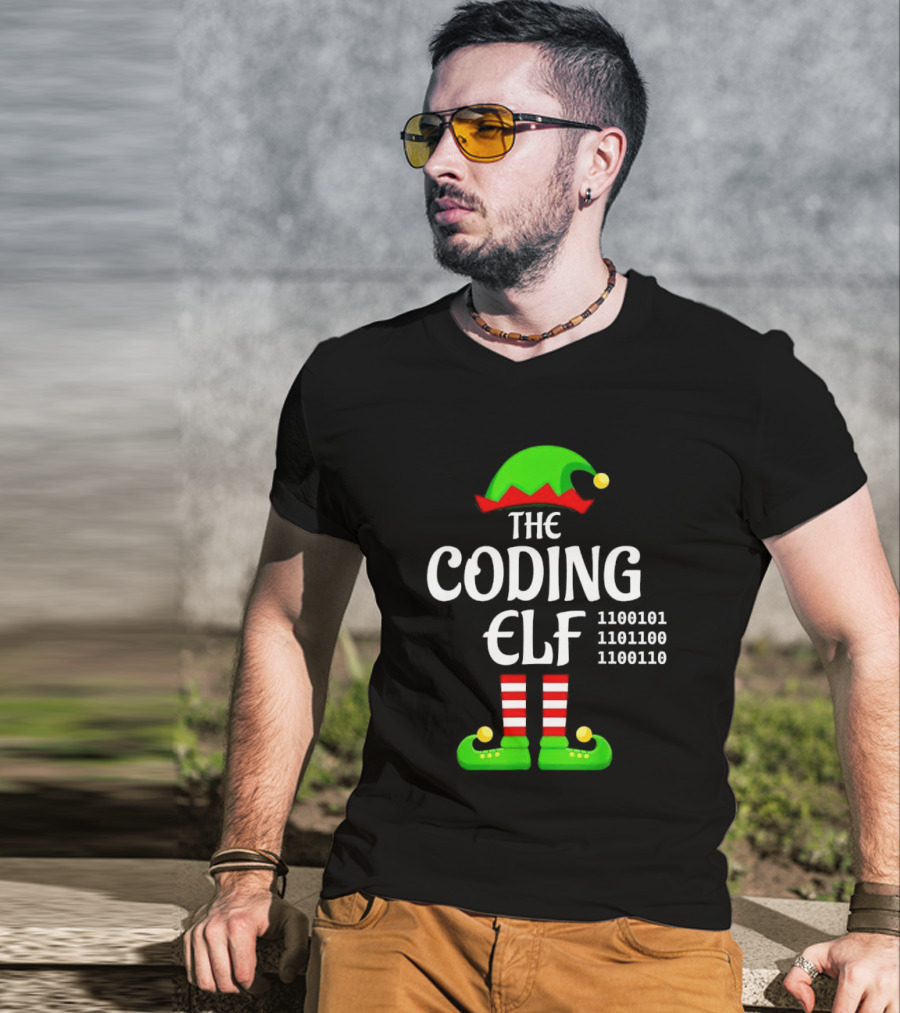 The Coding ELF 1100101 1101100 1101110 T-Shirt
