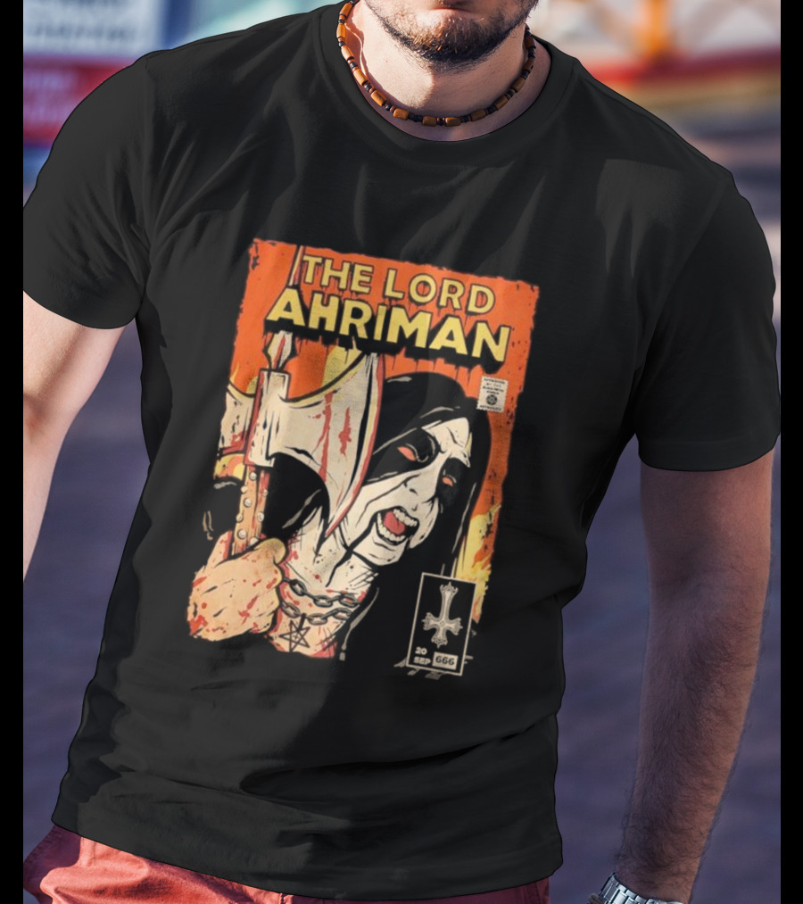 The Lord Ahriman Comic Axe Blood 20 Sep 666 Cover T-Shirt