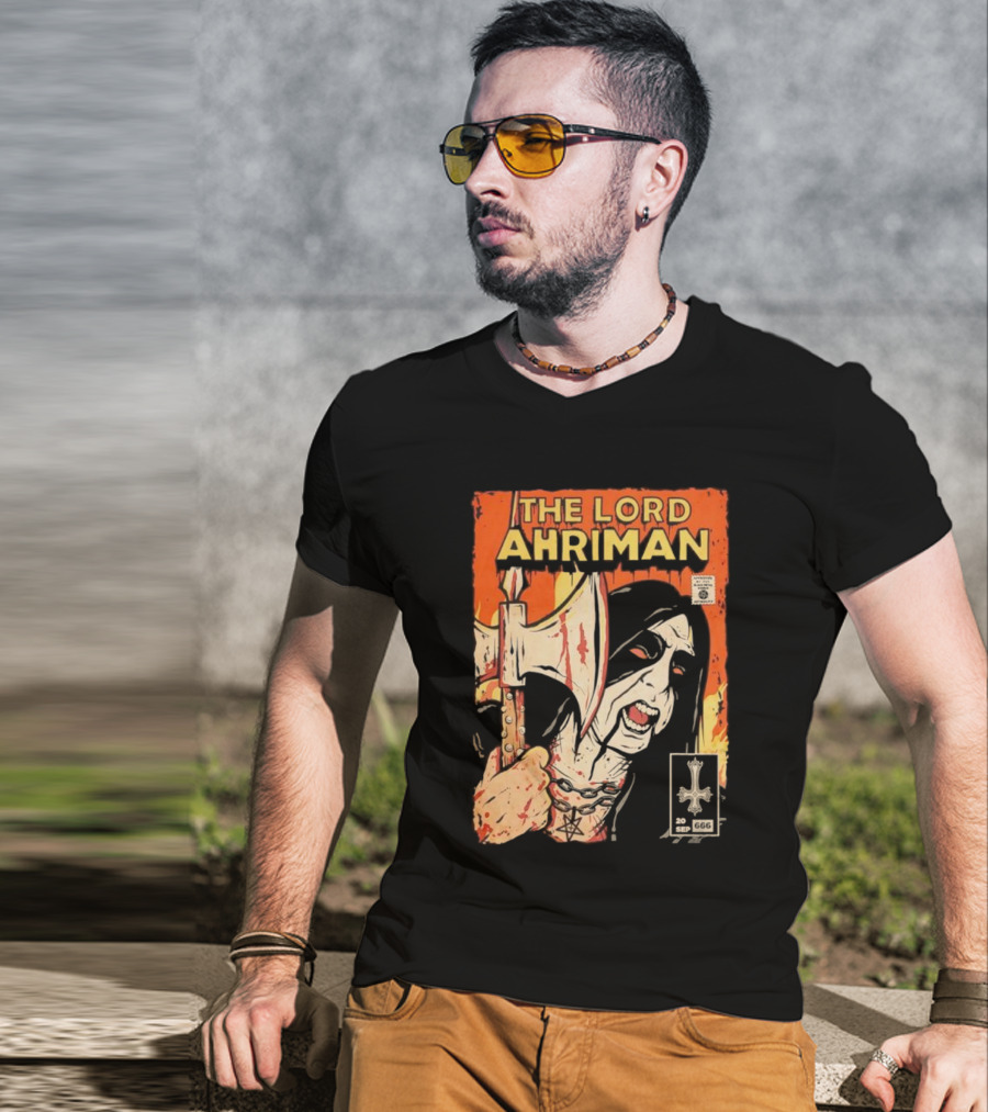 The Lord Ahriman Comic Axe Blood 20 Sep 666 Cover T-Shirt