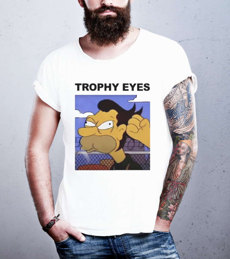 TROPHY EYES The Simpson Character Image T-Shirt