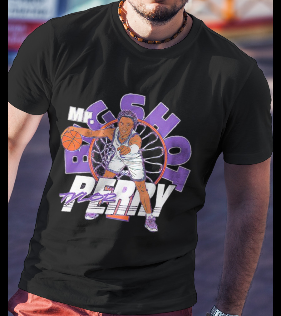 Mr. Big Shot Tylor Perry Basketball Player Signature T-Shirt