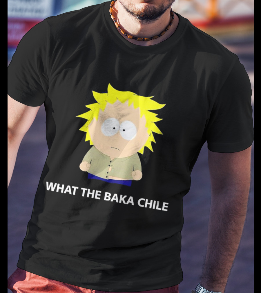 WHAT THE BAKA CHILE South Park Style Character T-Shirt