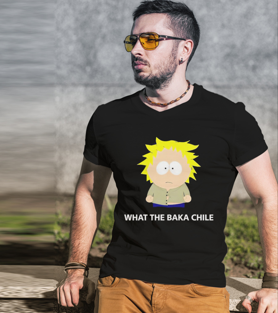 WHAT THE BAKA CHILE South Park Style Character T-Shirt