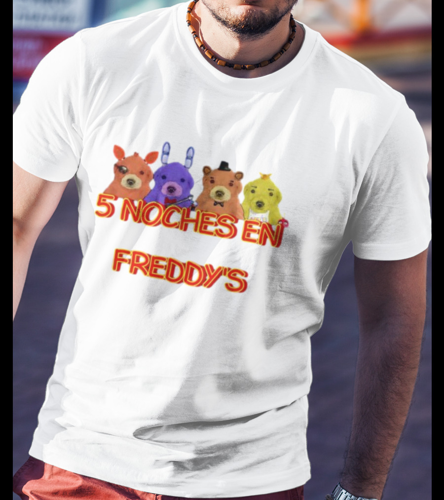 5 Noches En Freddy’s Peluches Colores Animatronics T-Shirt