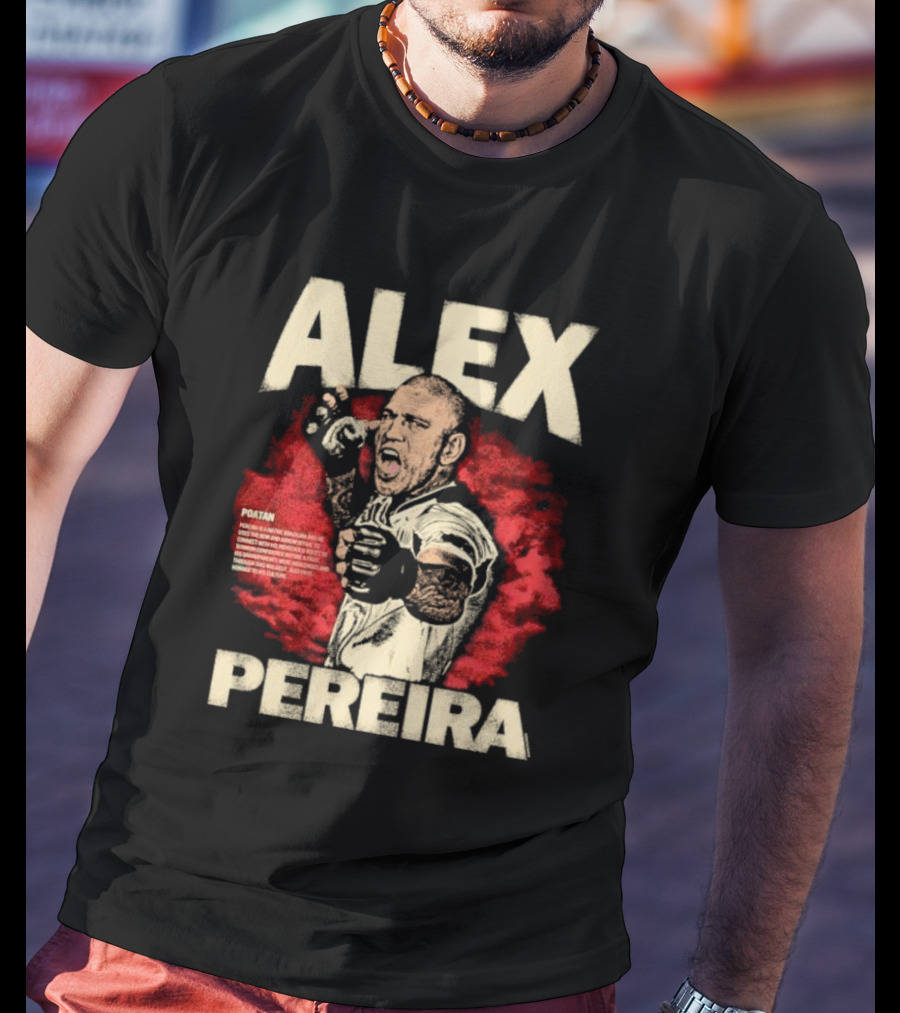 ALEX PEREIRA POATAN Bow And Arrow Fighter T-Shirt
