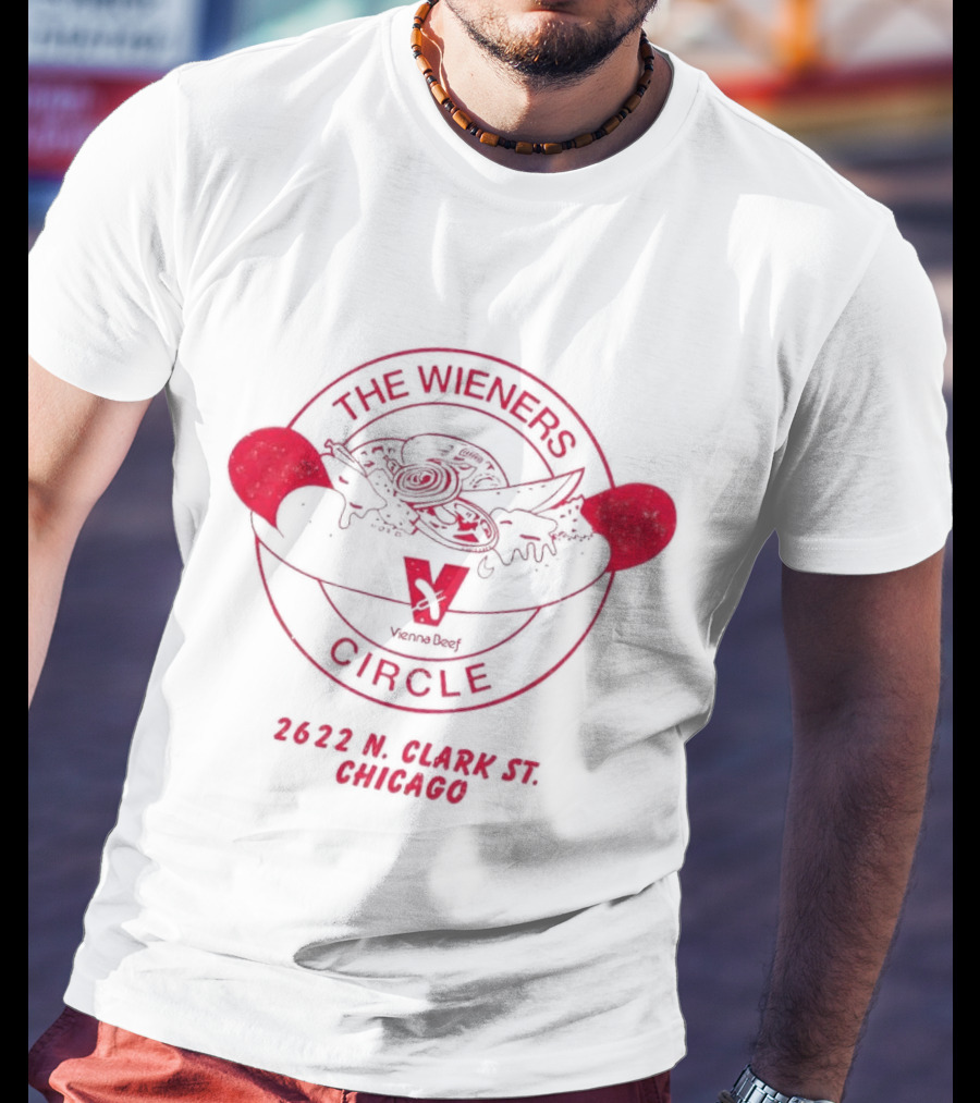 Jason Kelce Vienna Beef The Wieners Circle 2622 N Clark St Chicago T-Shirt