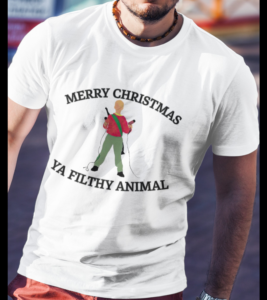 Merry Christmas Ya Filthy Animal Kevin McCallister Home Alone T-Shirt