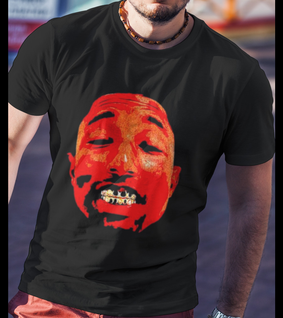 Pharrell Suicide Wrist Red Tee Face Grills T-Shirt
