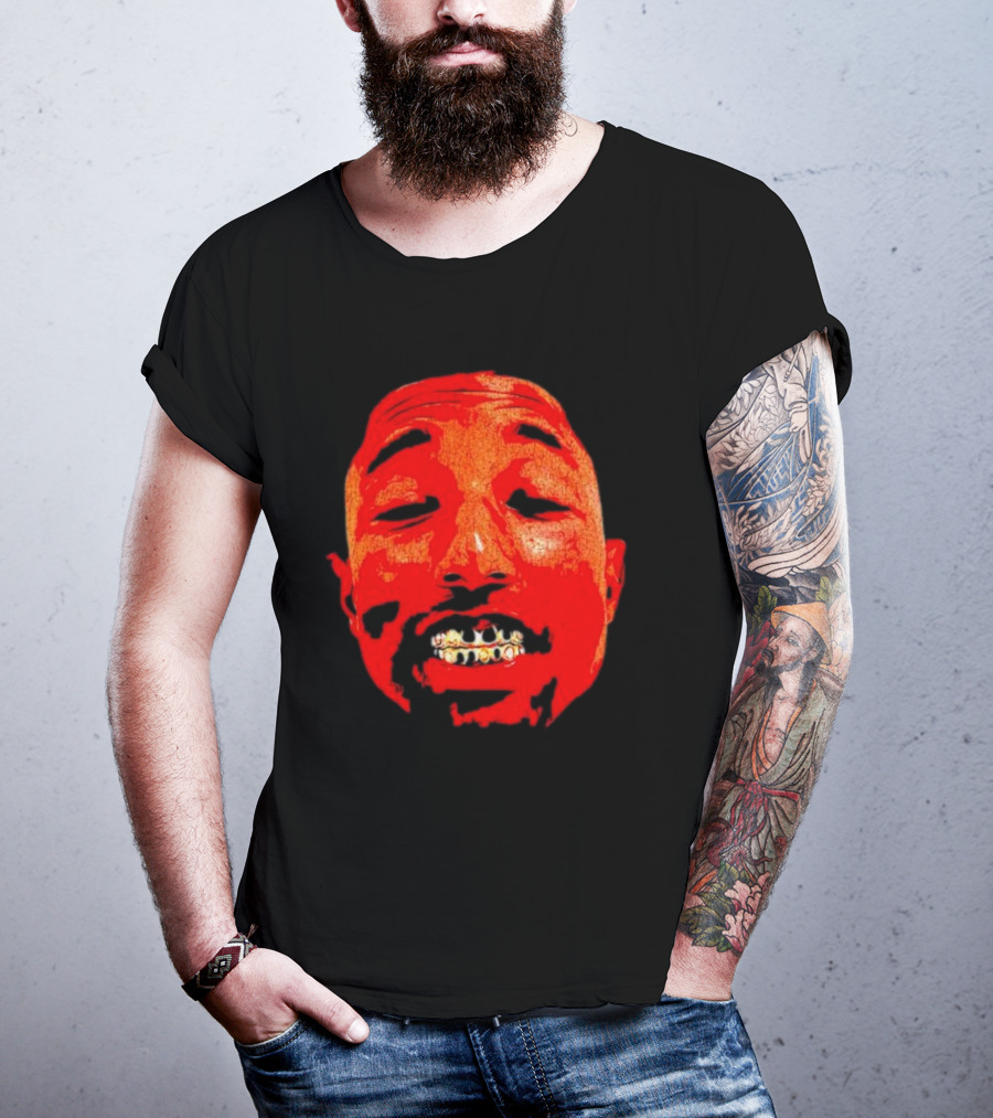 Pharrell Suicide Wrist Red Tee Face Grills T-Shirt