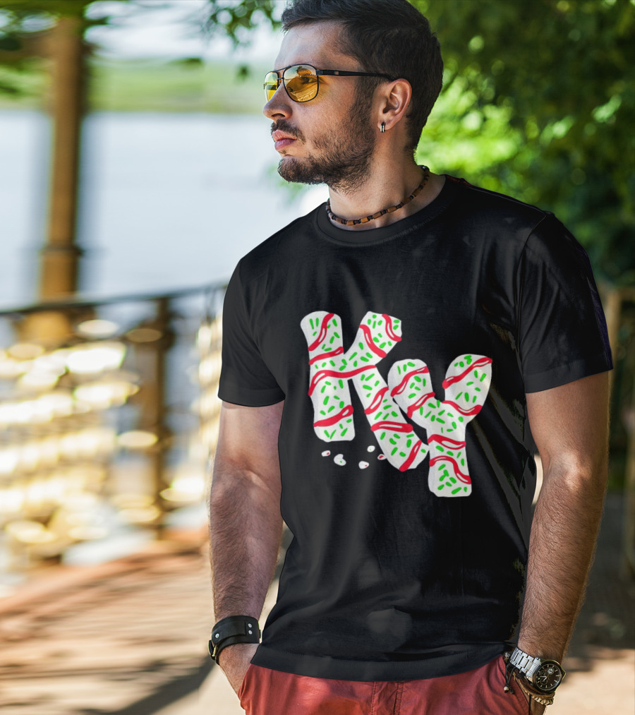 Christmas Treat KY Candy Cane-Inspired T-Shirt