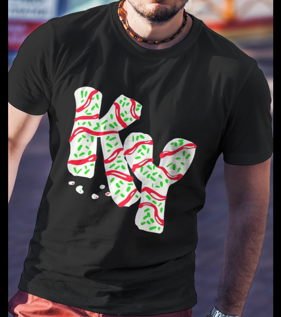 Christmas Treat KY Candy Cane-Inspired T-Shirt