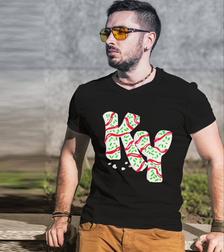 Christmas Treat KY Candy Cane-Inspired T-Shirt