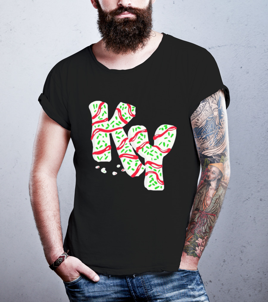 Christmas Treat KY Candy Cane-Inspired T-Shirt