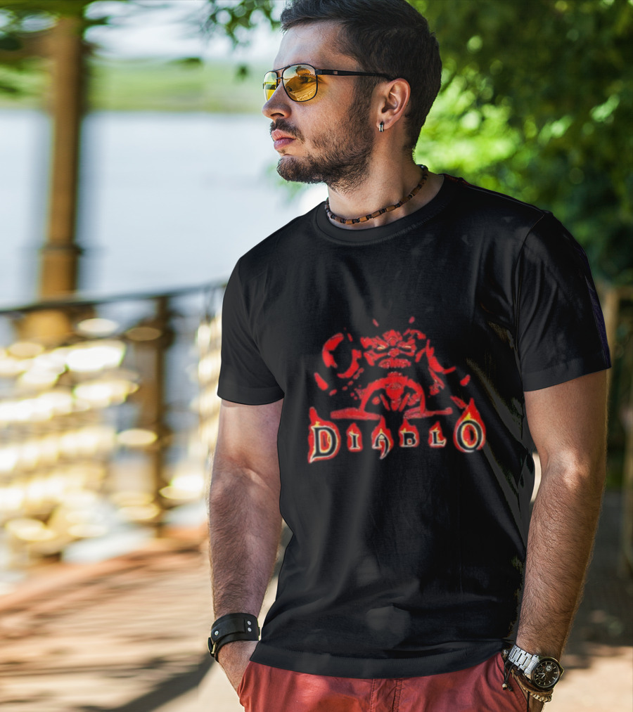 Diablo Better To Die Together Than Face Diablo Alone Red Demon T-Shirt