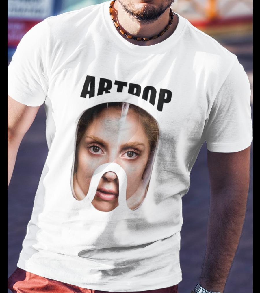Lady Gaga Artpop Face Mask T-Shirt