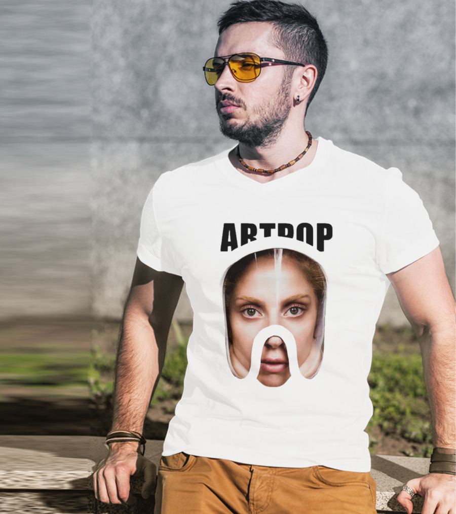 Lady Gaga Artpop Face Mask T-Shirt