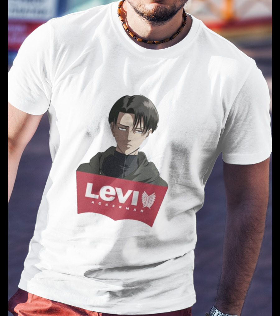 Levi Ackerman Anime Character Iconic T-Shirt