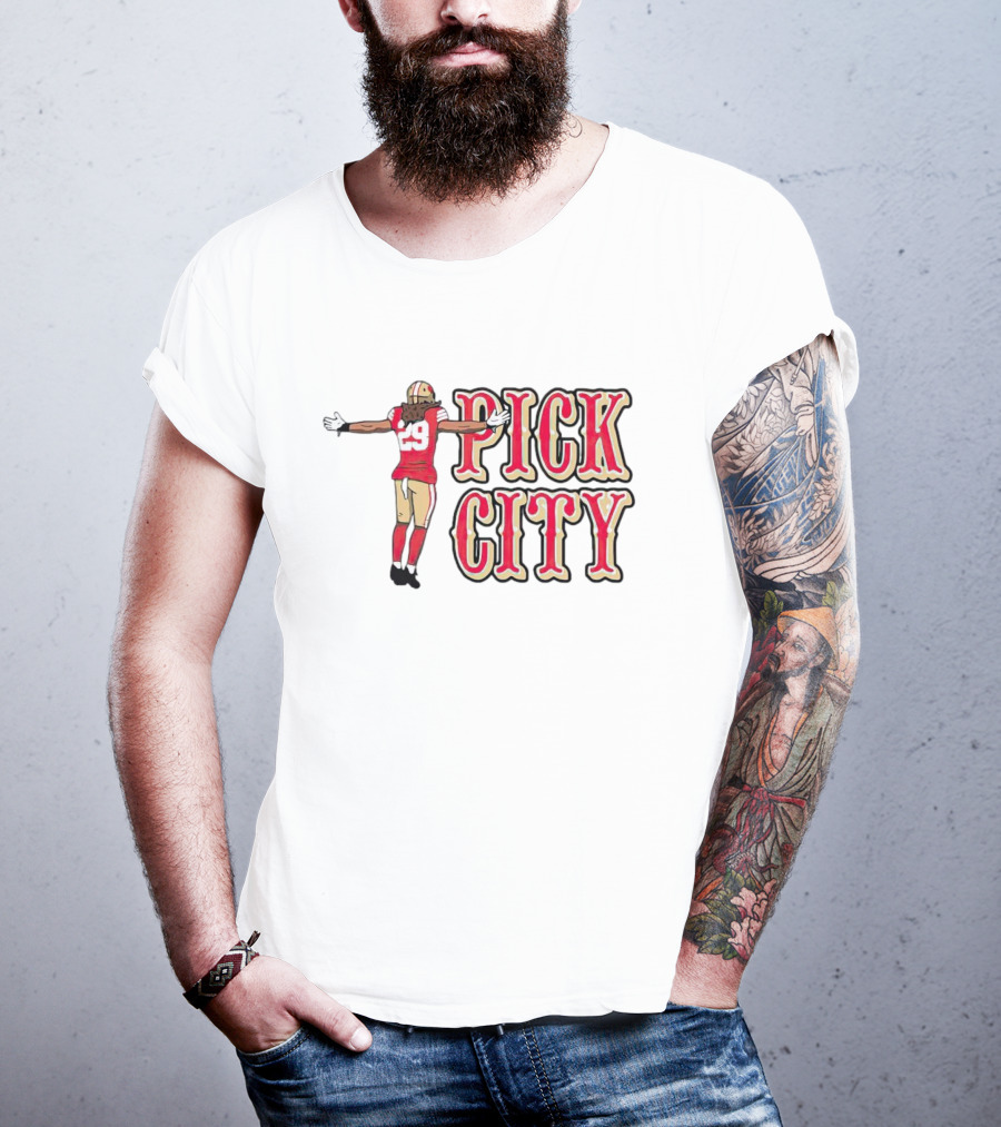 Talanoa Hufanga Pick City 49ers T-Shirt