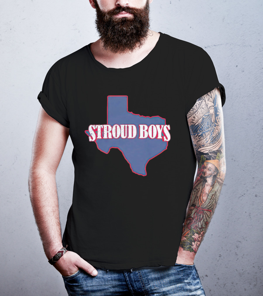 Texas Stroud Boys Texas Map T-Shirt