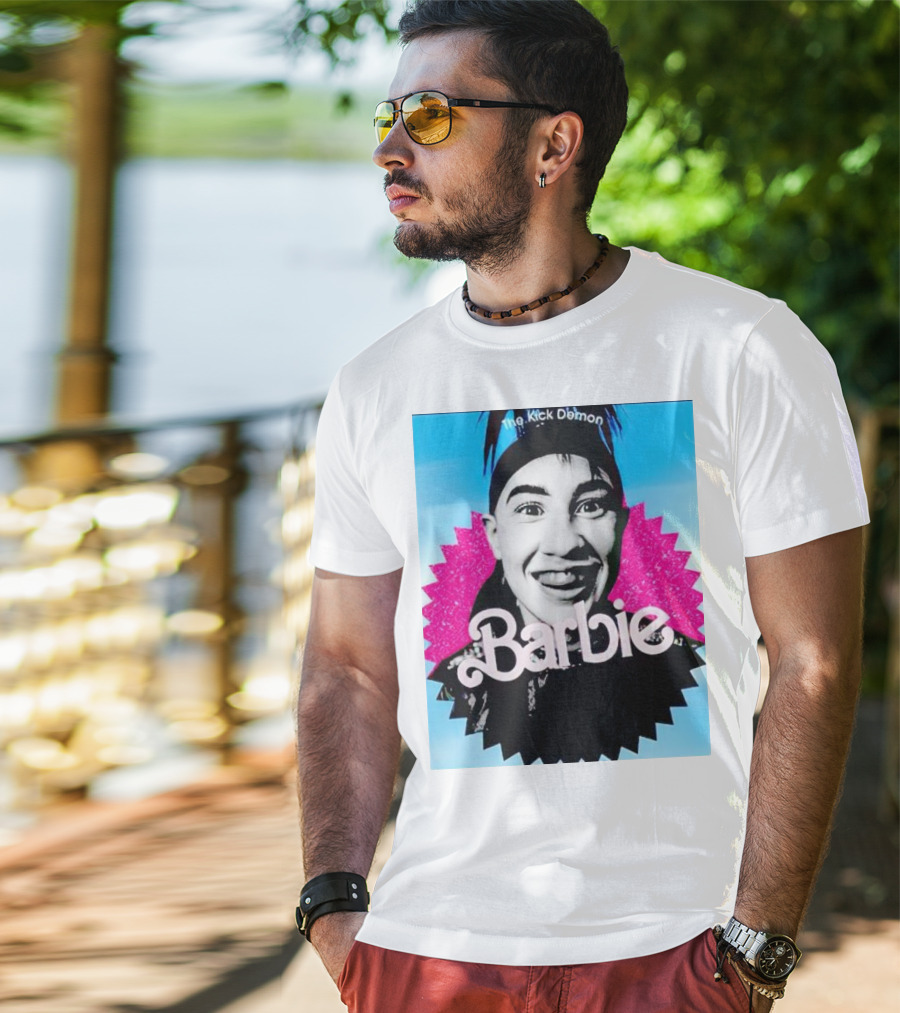 The Kick Demon Barbie Iconic Bold Face T-Shirt
