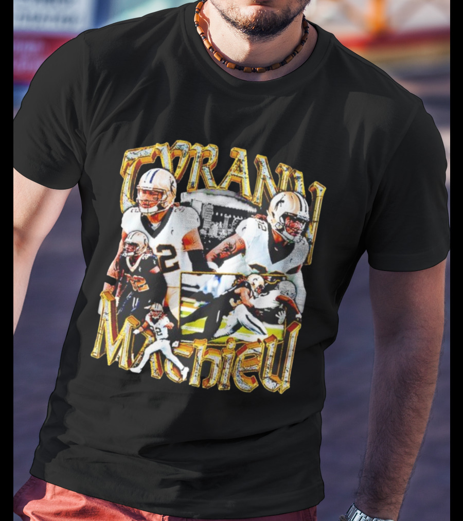 Tyrann Mathieu Football Legends New Orleans Dreams T-Shirt