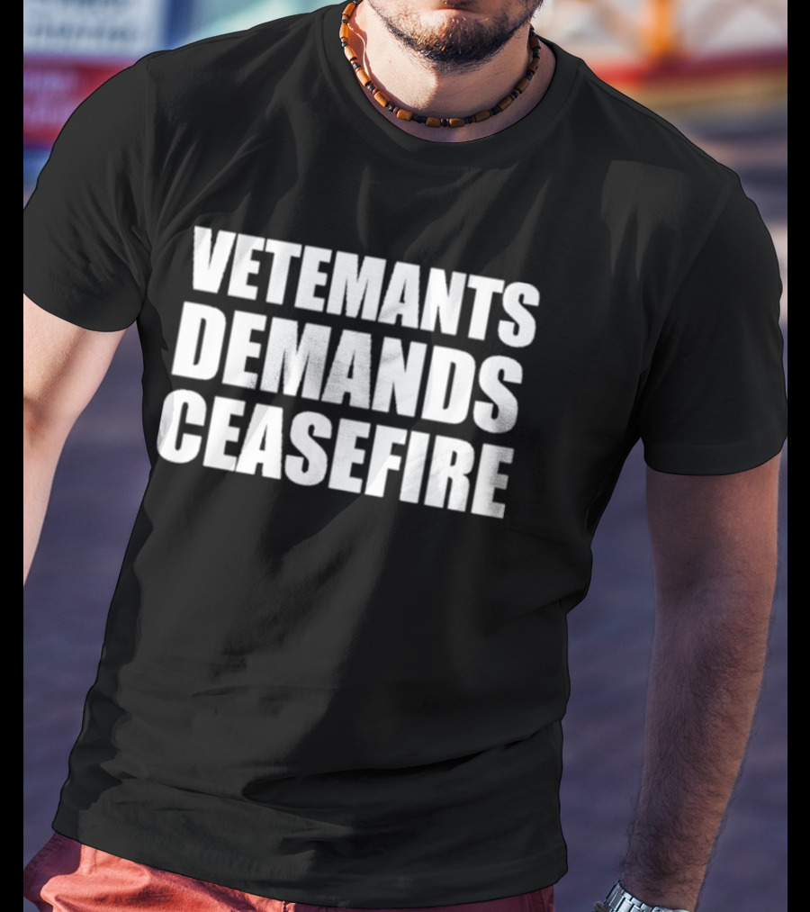 Vetements Demands Ceasefire T-Shirt