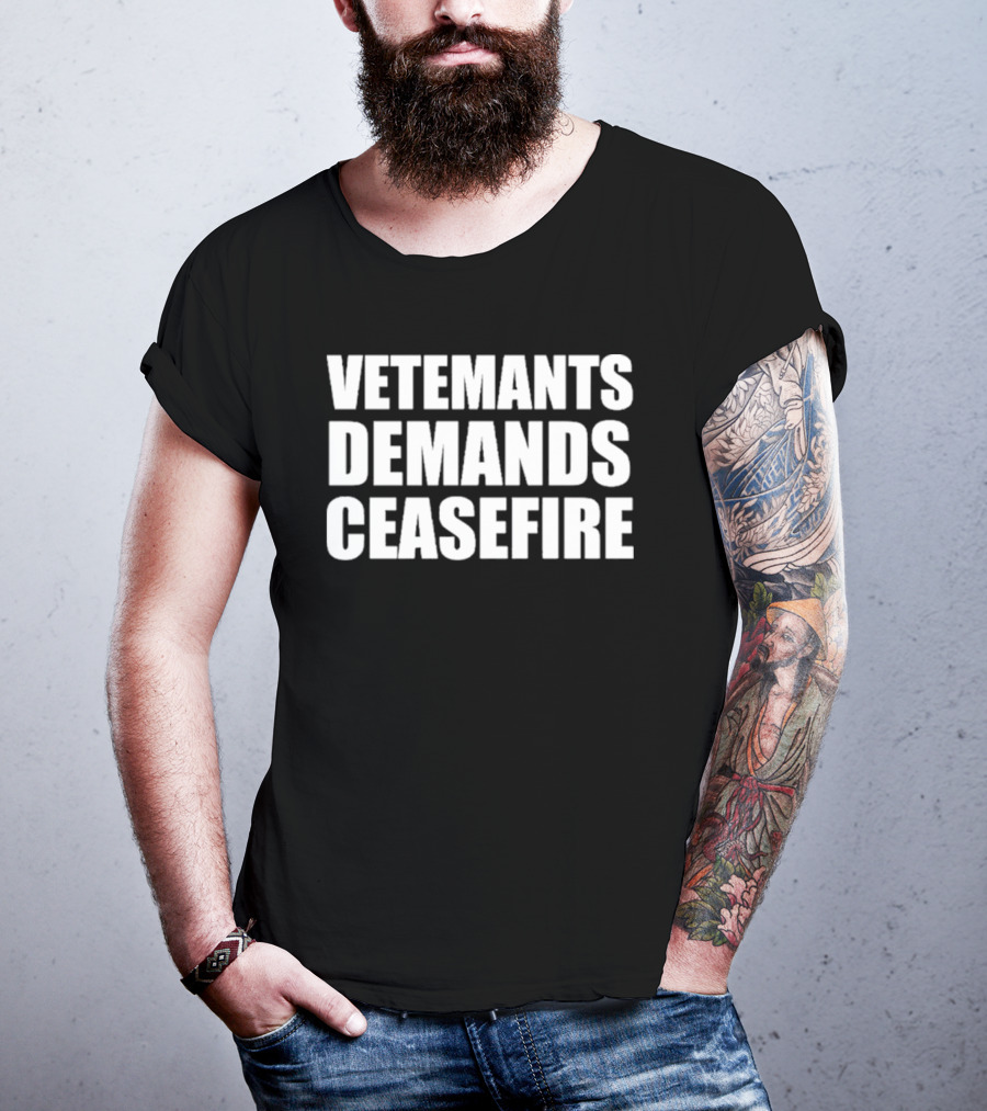 Vetements Demands Ceasefire T-Shirt