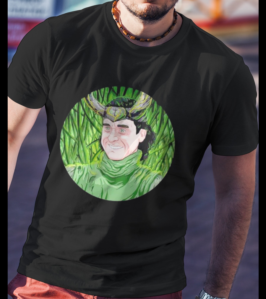 Breaking Bad Loki Crossover Horned Green Character T-Shirt