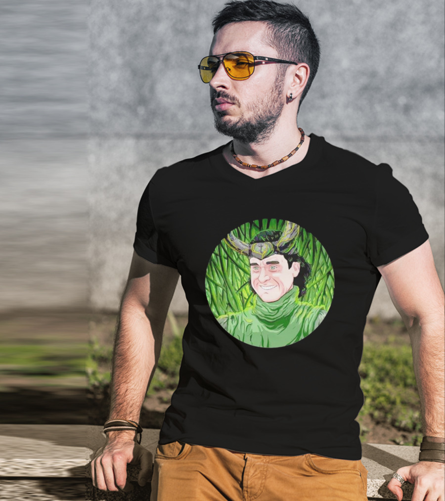 Breaking Bad Loki Crossover Horned Green Character T-Shirt
