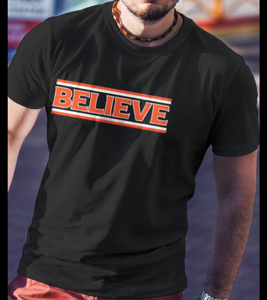 Cleveland Browns Believe Football T-Shirt