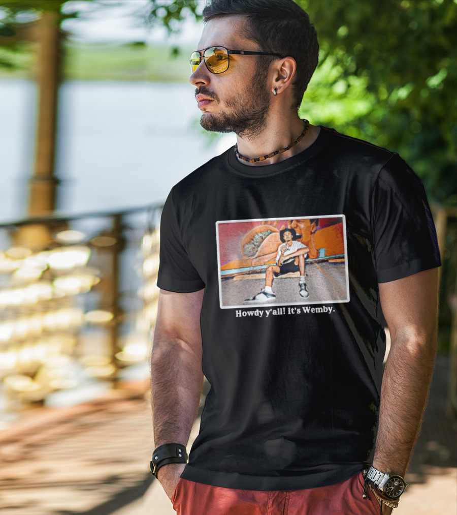 Howdy Y’all It’s Wemby Vintage Style Retro T-Shirt