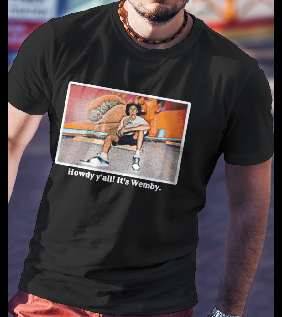 Howdy Y’all It’s Wemby Vintage Style Retro T-Shirt