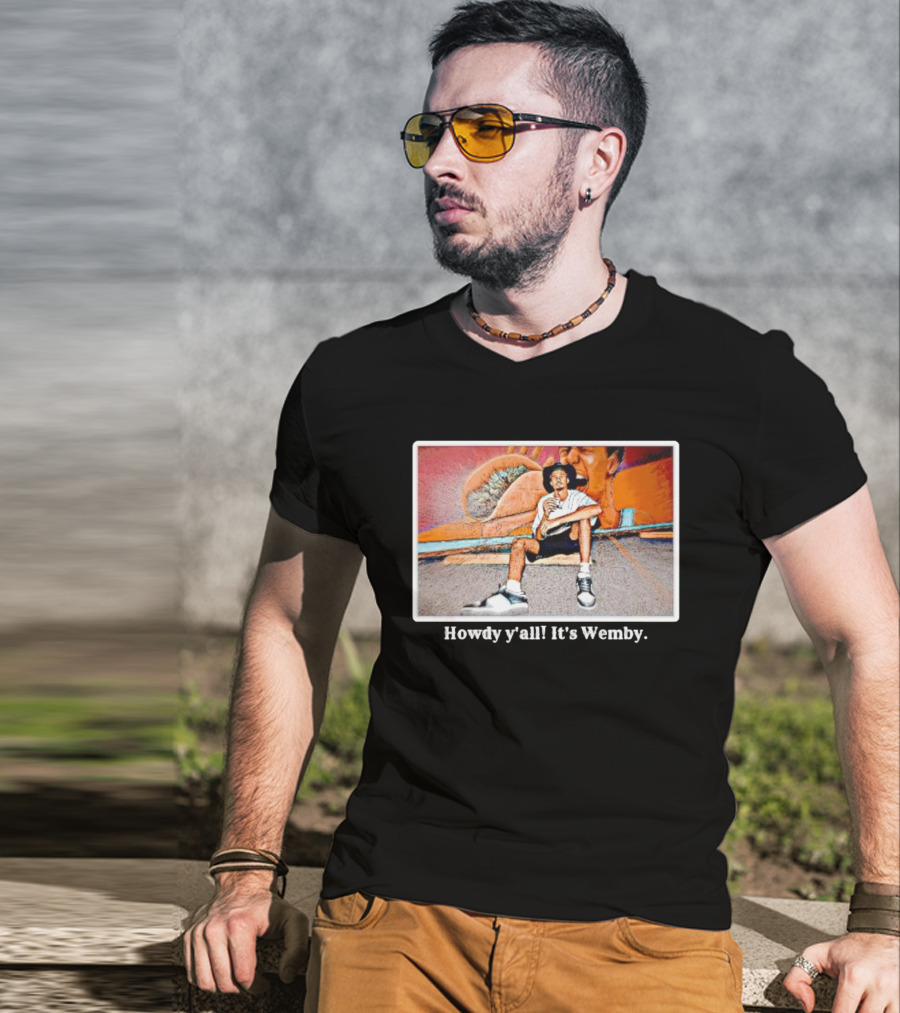 Howdy Y’all It’s Wemby Vintage Style Retro T-Shirt