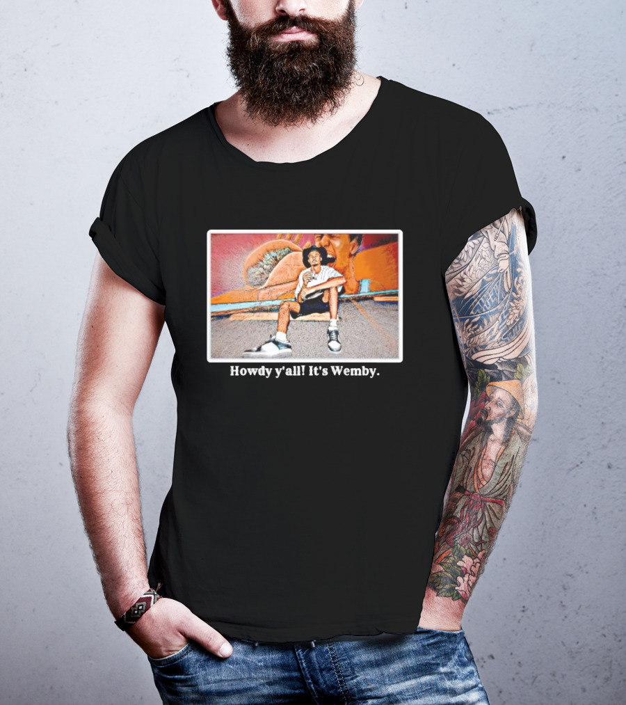 Howdy Y’all It’s Wemby Vintage Style Retro T-Shirt