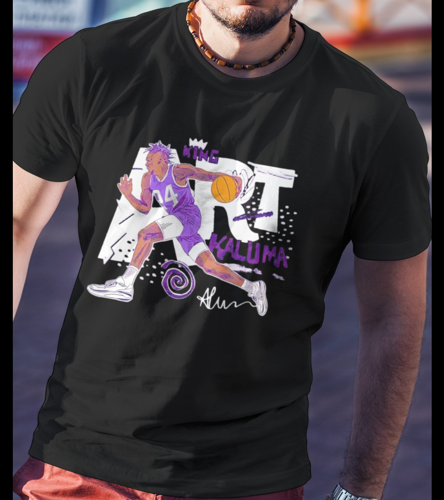 King Arthur Kaluma 14 Basketball Signature T-Shirt