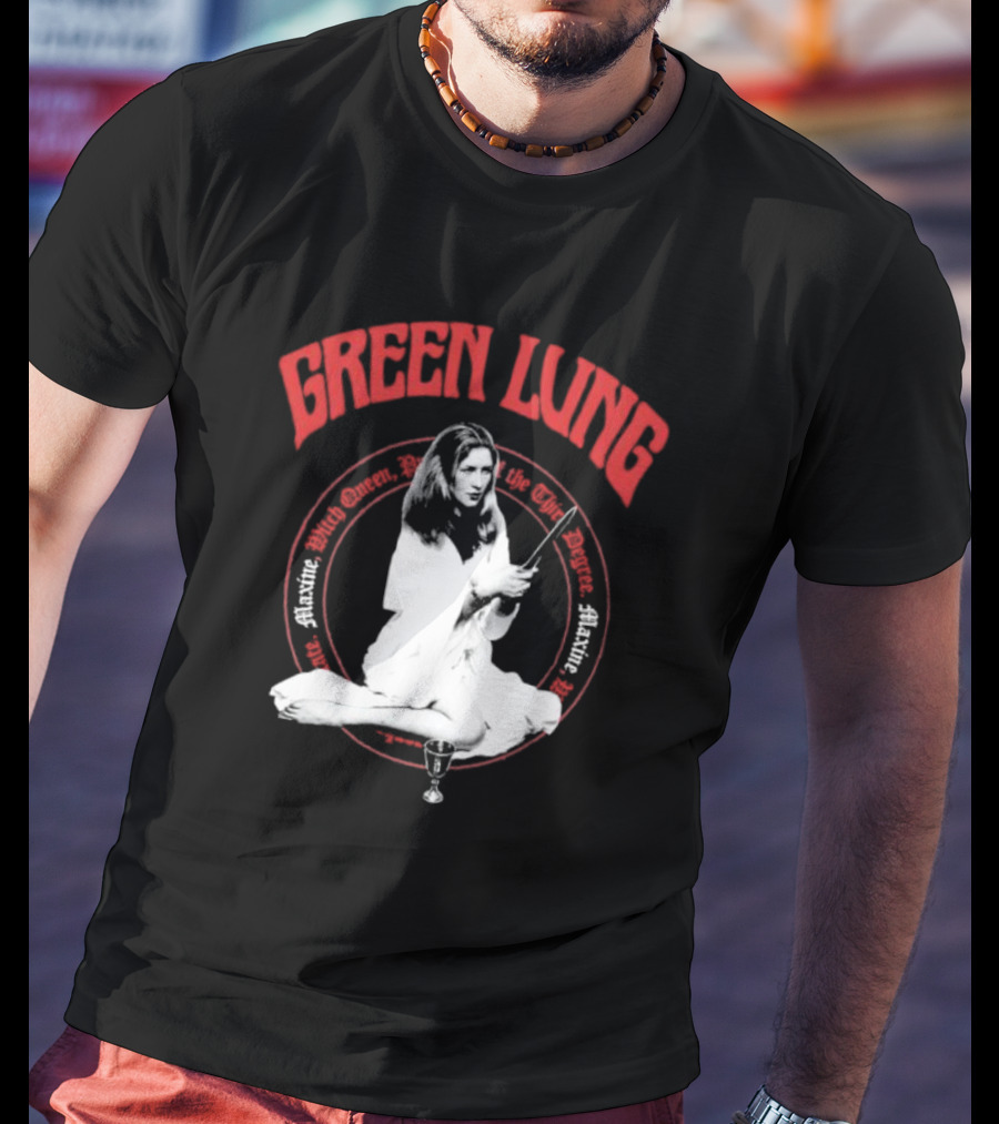 Green Lung Maxine Witch Queen Black Magic Ritual Iconic T-Shirt