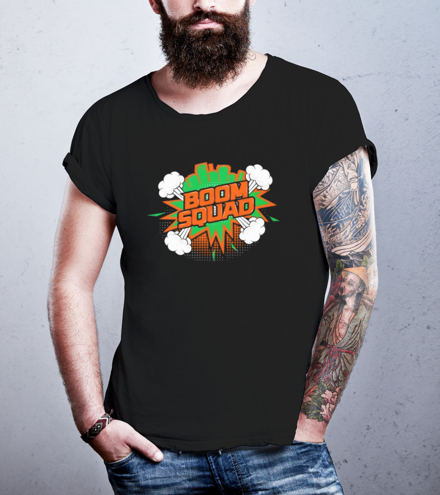 Miami Boom Squad Explosive Comic Style Burst T-Shirt