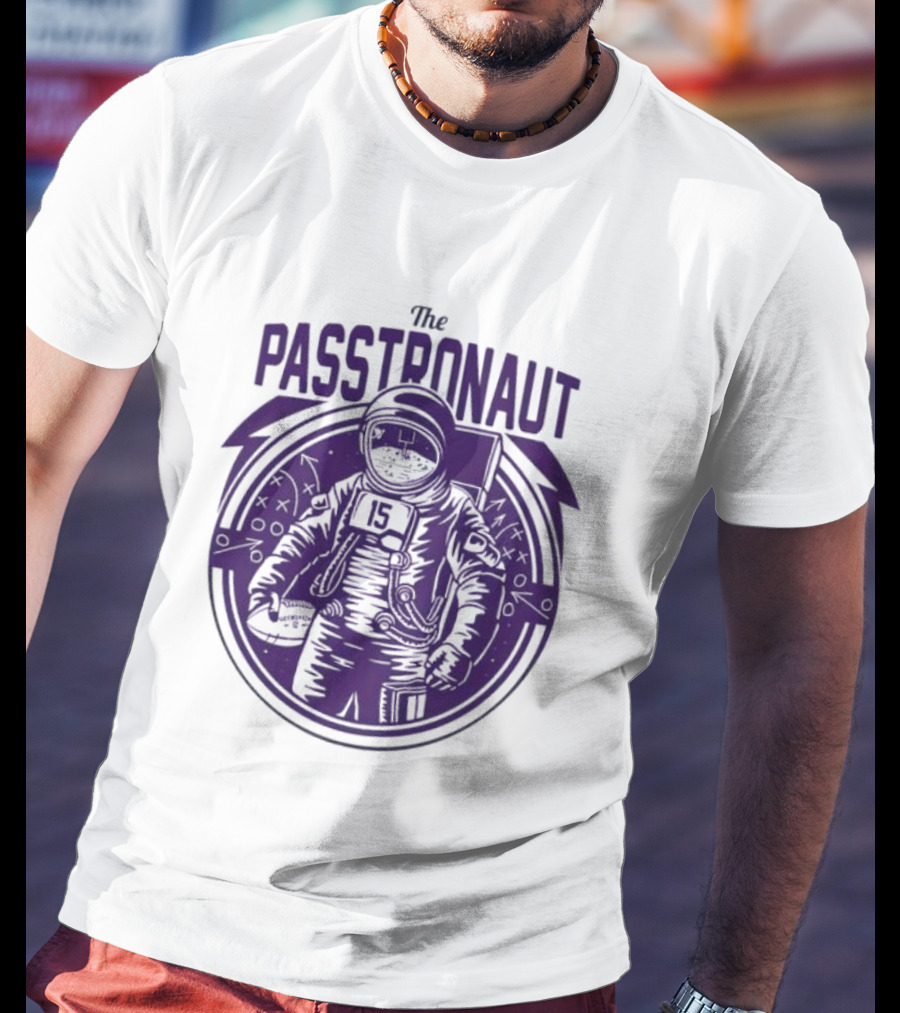 Minnesota Vikings The Passtronaut Astronaut Player Number 15 T-Shirt