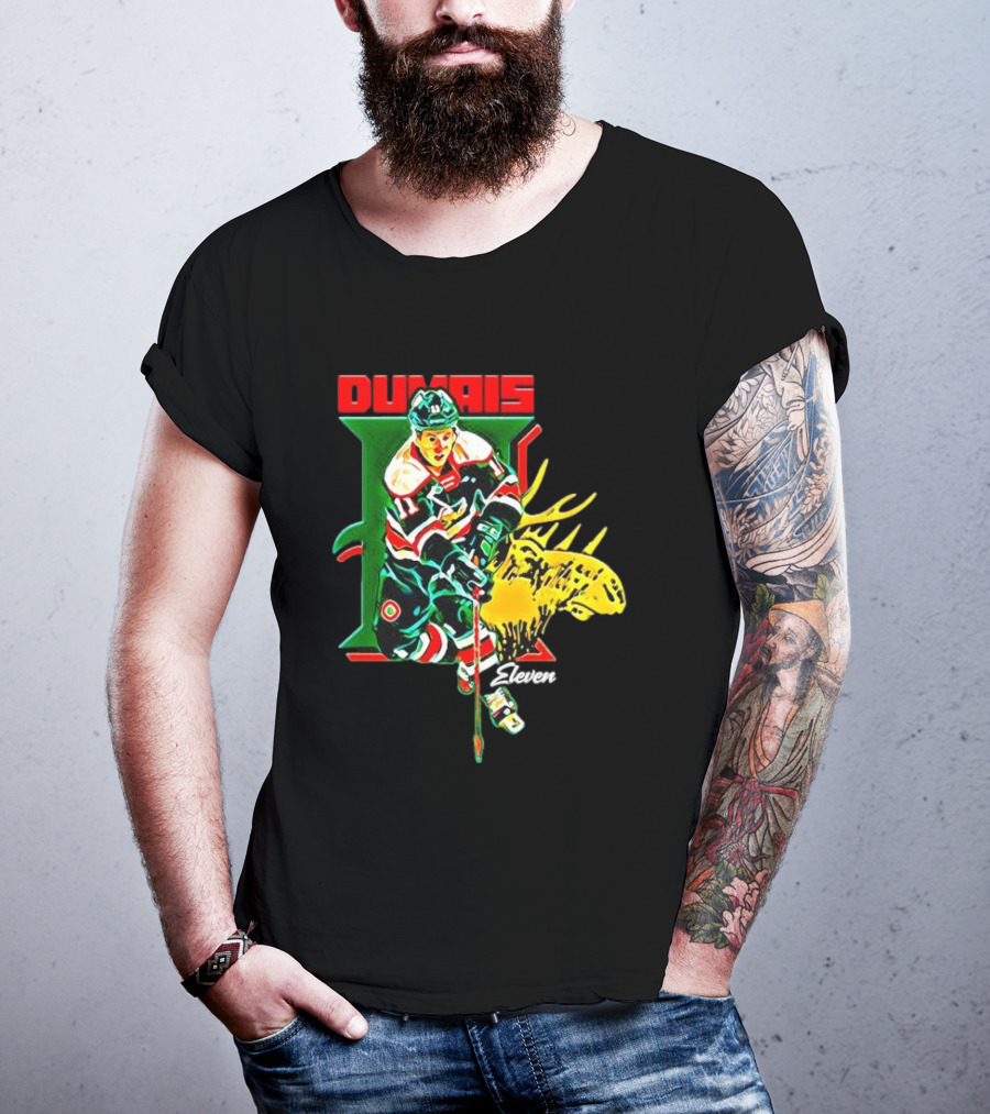 Dumais Eleven Halifax Mooseheads Hockey Player Image T-Shirt