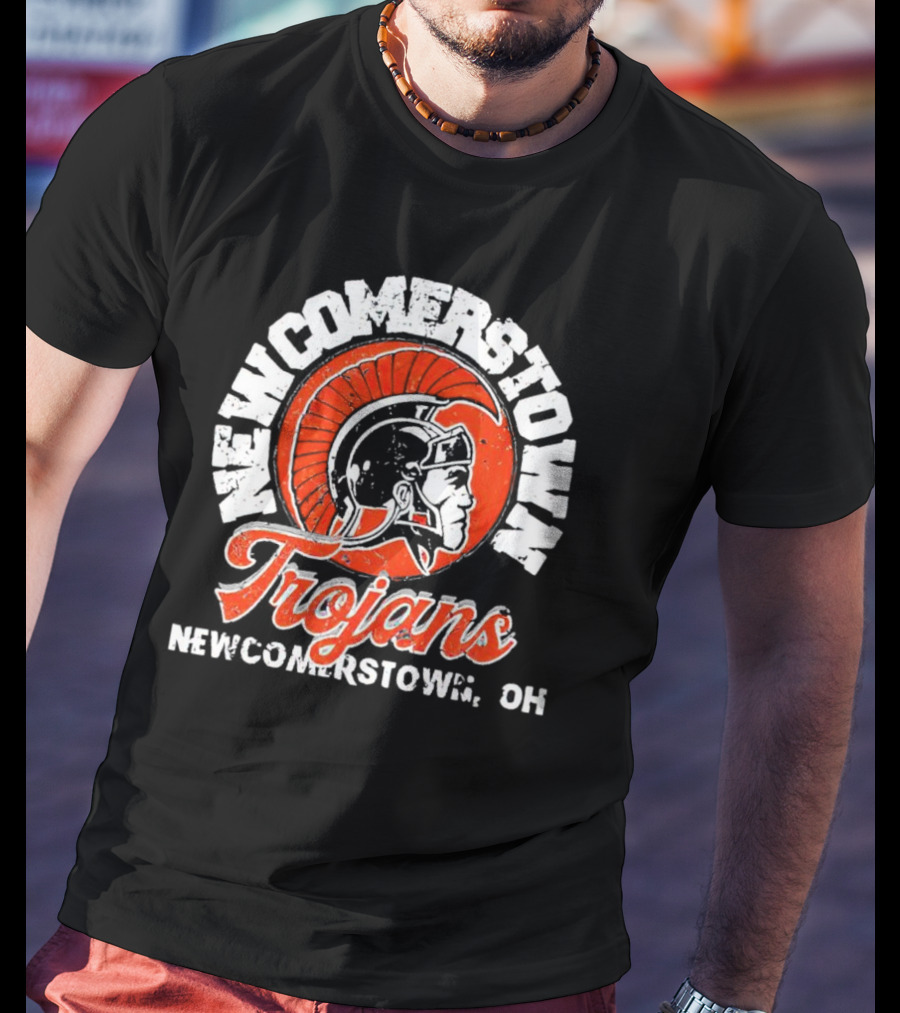Newcomerstown Trojans Newcomerstown OH Helmet Emblem T-Shirt