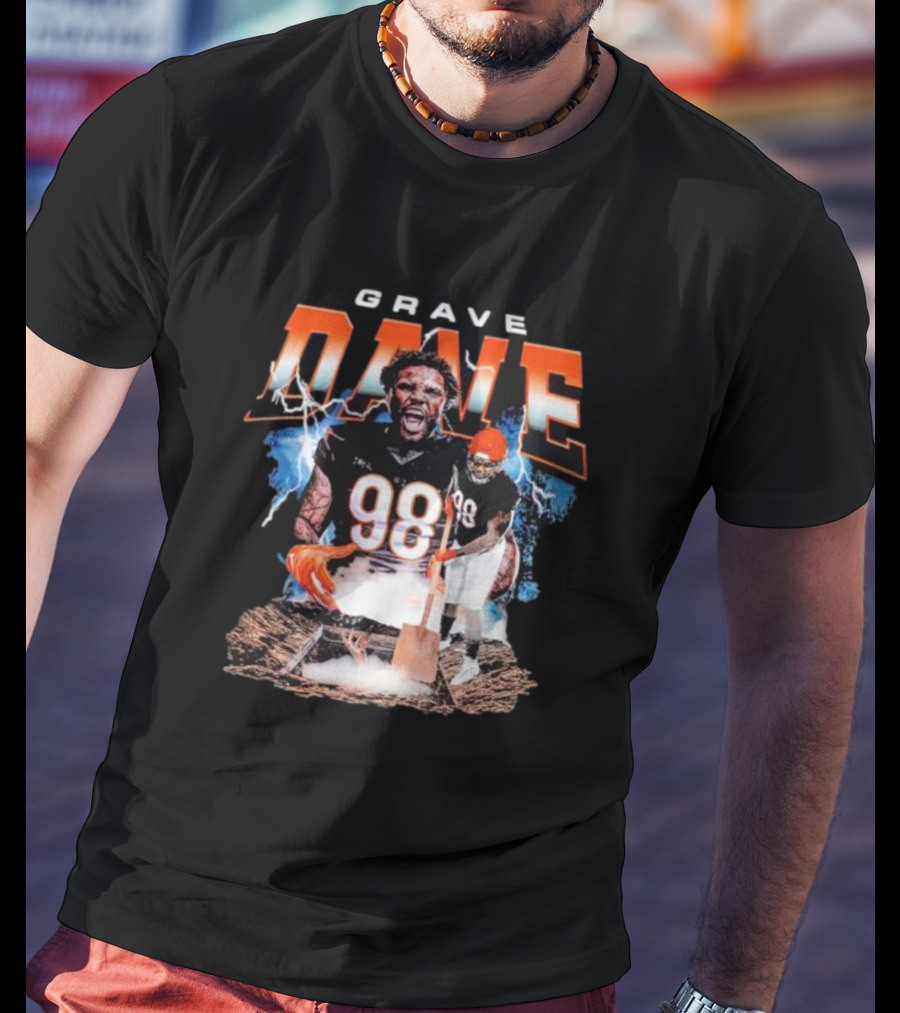 Grave Dave DJ Reader 98 Bengals Football T-Shirt