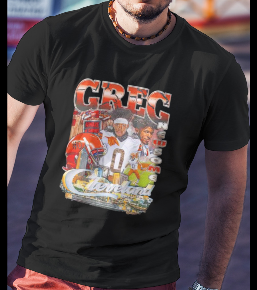 Greg Newsome II Cleveland Collage Beware Of Dawgs T-Shirt