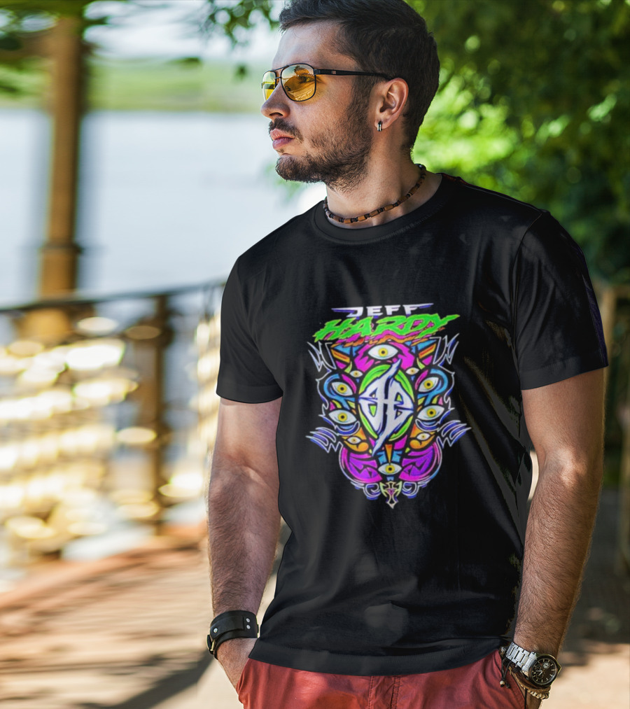 Jeff Hardy Spectral Neon Eye T-Shirt