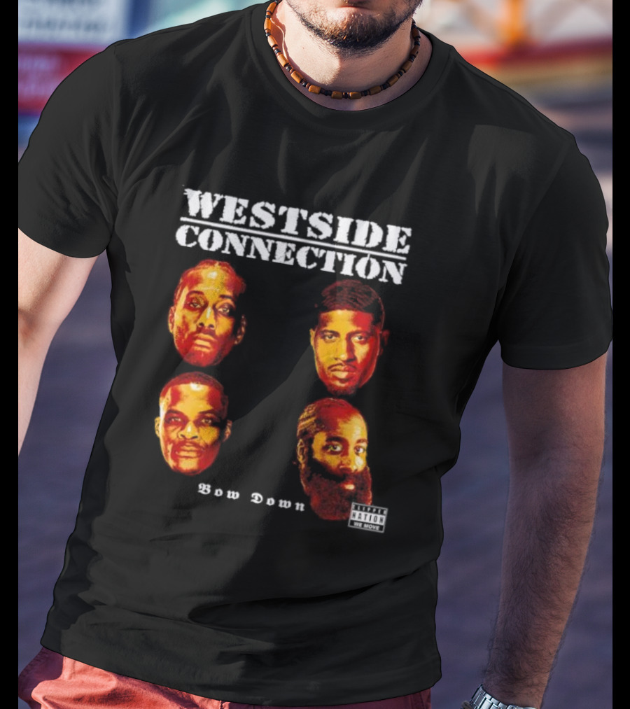 Westside Connection Bow Down Album Cover Featuring Faces T-Shirt