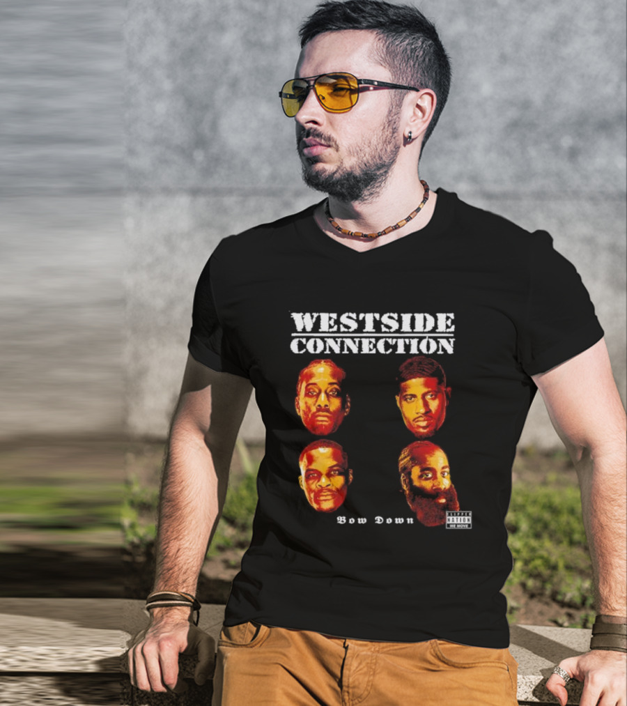 Westside Connection Bow Down Album Cover Featuring Faces T-Shirt