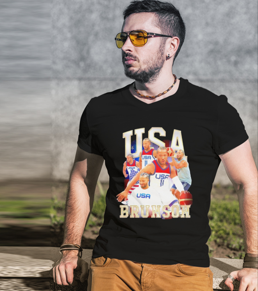 USA Brunson Basketball FIBA T-Shirt