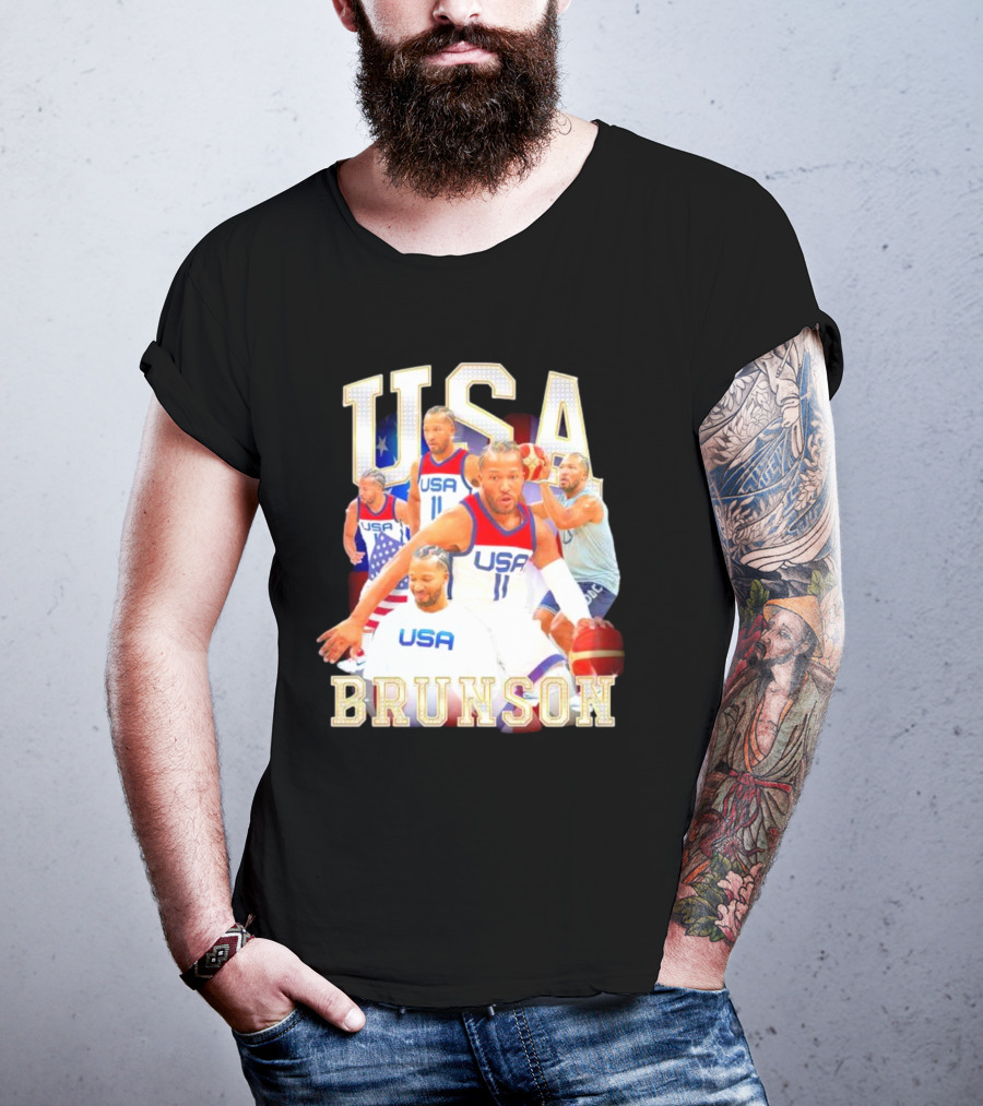 USA Brunson Basketball FIBA T-Shirt